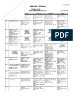 (Group 1-11) : Medicine Program Timetable 2012-2013 Academic Year