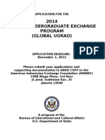 2014 Global Ugrad Prog Application