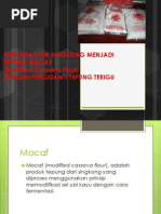 Download PEMANFAATAN SINGKONG MENJADI TEPUNG MOCAFpptx  by azmialviang SN145793076 doc pdf