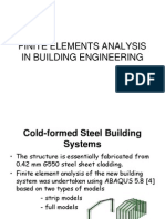 Finite Elements Analysis in Building Engineering