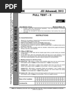 Paper Aits 2013 Ft II Jeeadvanced Paper 1