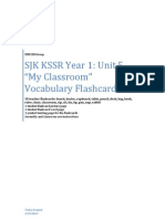 SJKC KSSR YR1-Unit 5 Vocab Flashcards