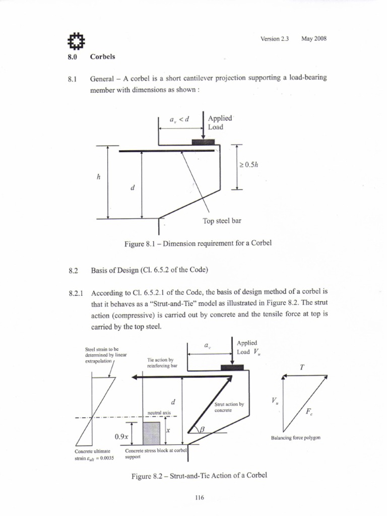 Simple Corbel Design | PDF