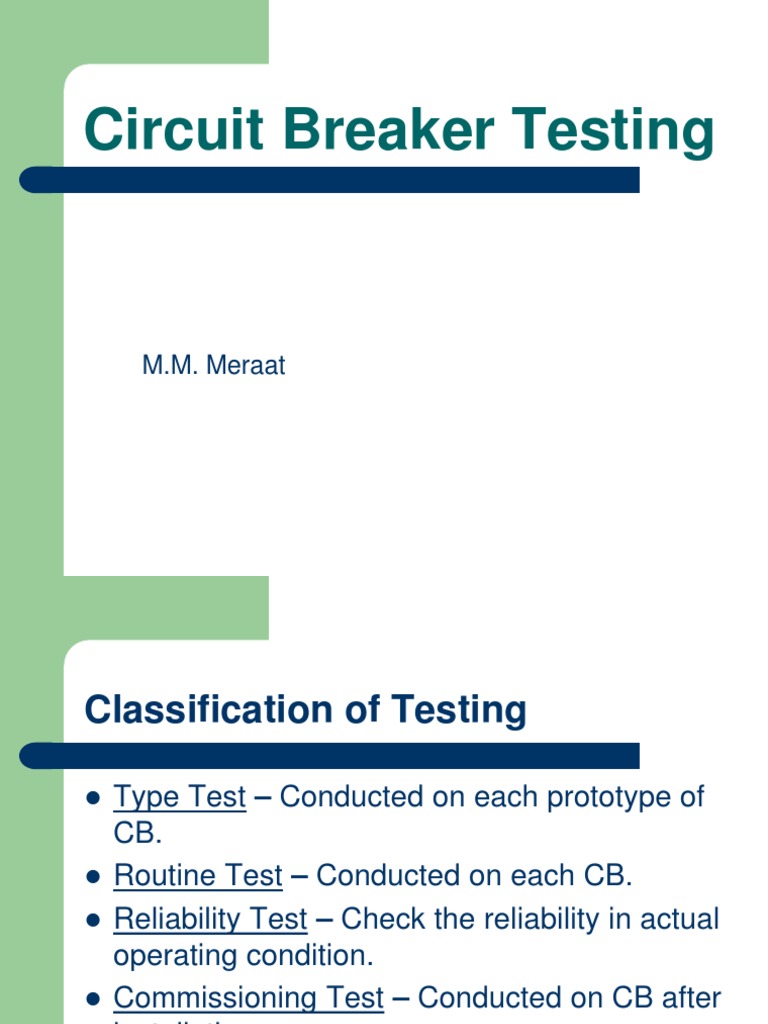 CircuitBreaker.ppt Electric Power Power (Physics)