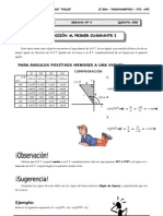 II BIM - 5to. Año - TRIG - Guía 3 - Reducción Al Primer Cuad