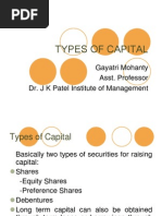 Types of Capital