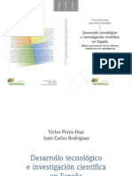 Desarrollo tecnológico e investigación científica en España