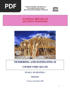 Quantity Surveying Book