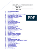 Punjab Food Safety and Standards Authority Ordinance 2011