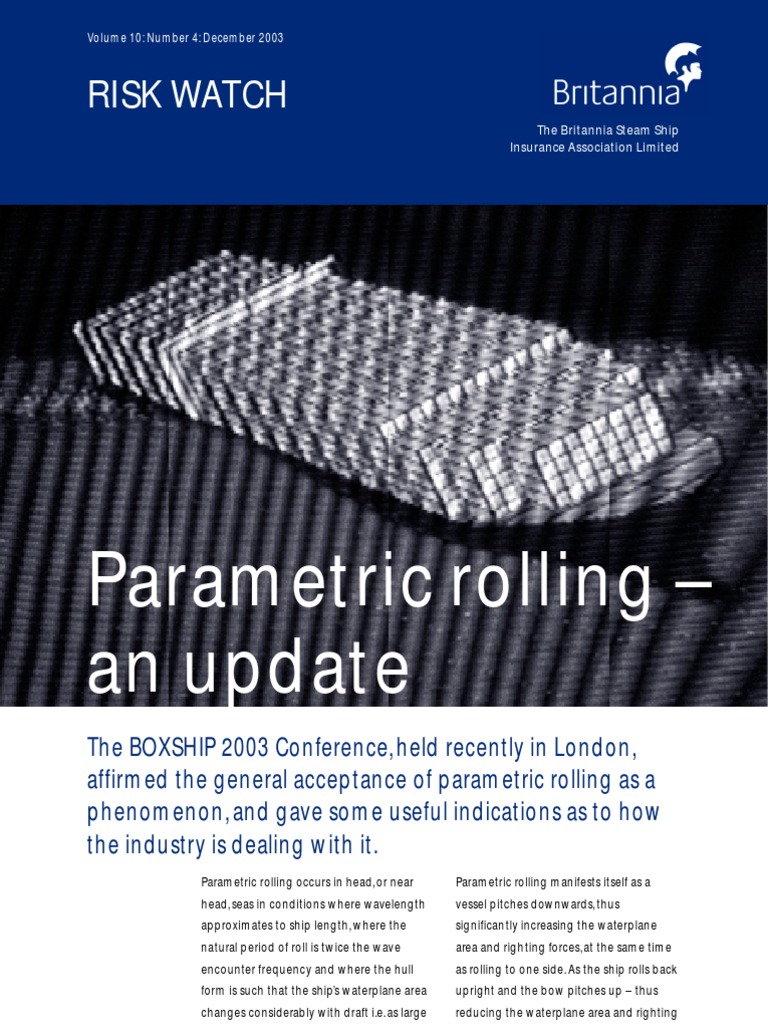 Understanding Parametric Rolling Risks | PDF