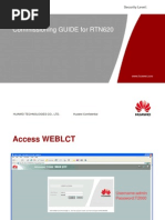 Commissioning GUIDE For RTN620: Security Level