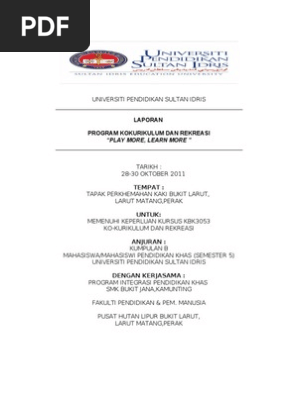 Contoh Laporan Semua Unit Pdf