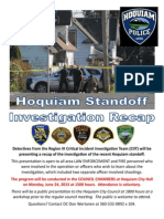Hoquiam Standoff Recap Flyer