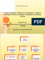 Oficina 01 Tipos e Gêneros Textuais