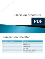 Decision Structure