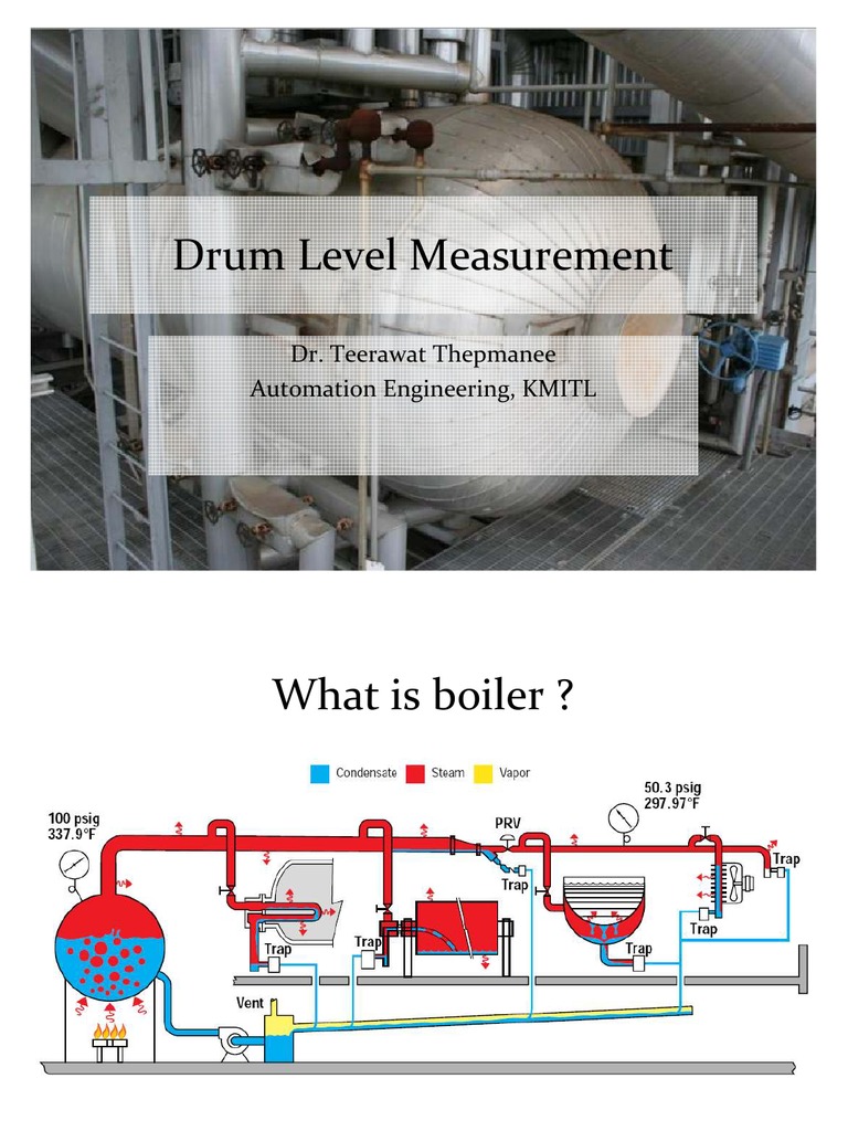Drum Level Measurement PDF Boiler Steam