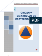 Origen Desarrollo Proteccion Civil