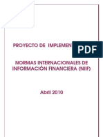 Proyecto Implementacion IFRS IRSA