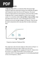 High Pass Filter