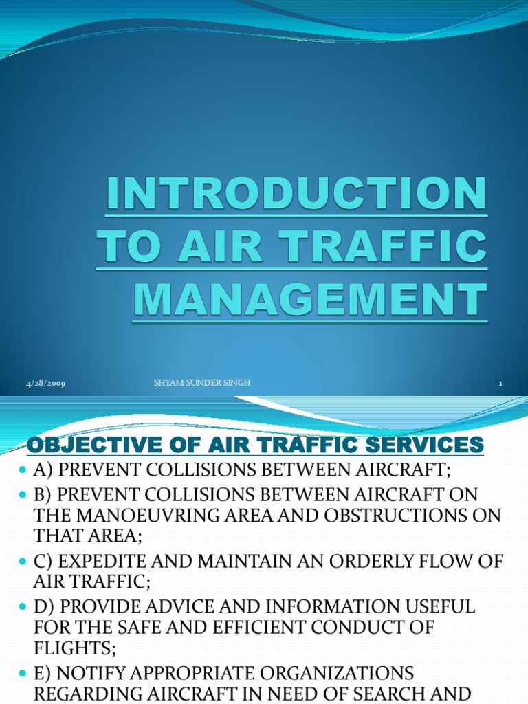 Objectives of Air Traffic Services | PDF | Air Traffic Control | Search ...