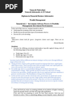 Download 02 Tutorial 01 - Investment Advisory and Portfolio Management Process by NothingToKnow SN14589862 doc pdf