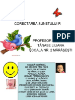 Corectarea Sunetului R