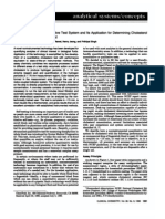 A Noninstrumented Quantitative Test System and Its Application For Determining Cholesterol Concentration in Whole Blood