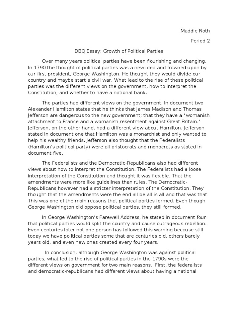 Bill of rights dbq picture