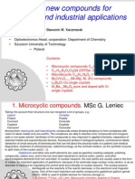 New compounds for medicine and industrial applications