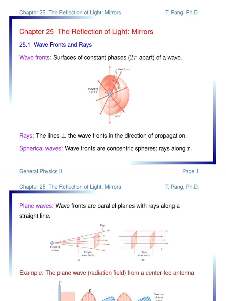 Physics Chapter 25 Lens (Optics) Atomic