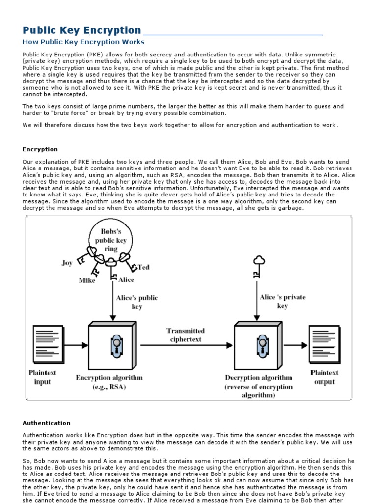 Public Key Encryption | Public Key Cryptography | Key (Cryptography ...