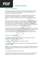 Cours Probabilites Sur Un Univers Fini Pdf Theorie Des Probabilites Concepts Mathematiques