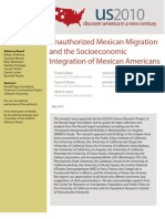 Unauthorized Mexican Migration and the Socioeconomic Integration of Mexican Americans