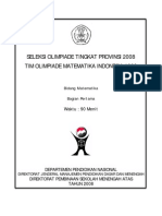 Download Soal Olimpiade Matematika Tk Provinsi 2008 by Jamil Ihsan SN14593399 doc pdf