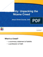 The Trinity: Unpacking The Nicene Creed: Jesus Christ Course, Unit 2