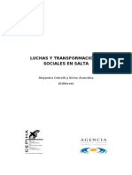 Luchas y Transformaciones Sociales en Salta Arancibia y Cebrelli Comp
