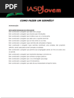 Como Fazer Um Sermao Iasd