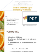 Seminario Valoracion Vitamina C (Yodo - y Yodimetría)