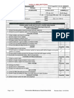 Halliburton: Power Pack Hydraulic Quick Disconnect Skid S12A Suggested Interval: 120 DAYS