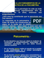 Introducción A Los Fundamentos de La Teoria Ypractica Psicometrica V Ciclo