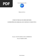 Síntese do livro como se tornar um lider servidor