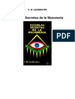 Escuela Secreta de Masoneria C W Leadbeater