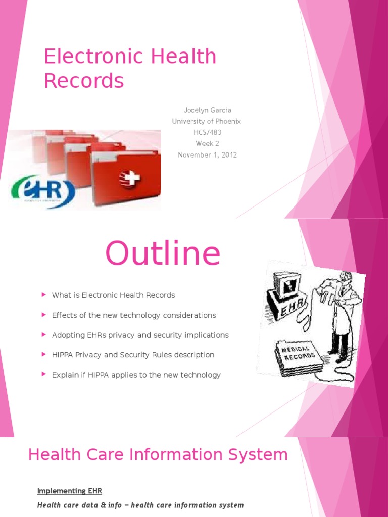 Electronic Health Records PDF Electronic Health Record Health