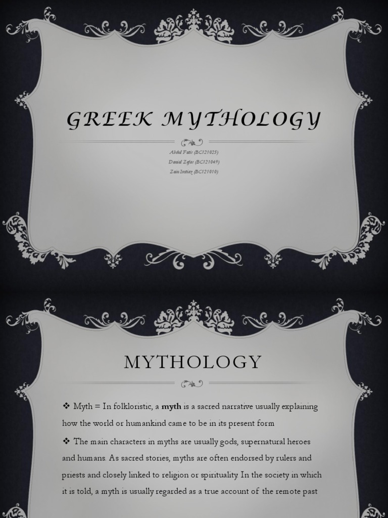 Origins of Greek Mythology | PDF | Zeus | Greek Mythology