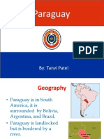 Paraguay: By: Tanvi Patel