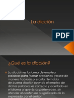 La dicción