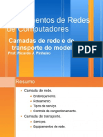 Redes de Computadores Parte 7 - Camadas de Rede e Transporte Do Modelo OSI