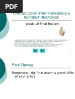 CNS 320 Week10 Final Review