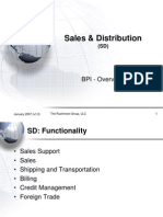 Sales & Distribution: BPI - Overview