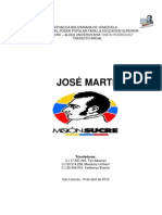 Documento Jose Marti Original